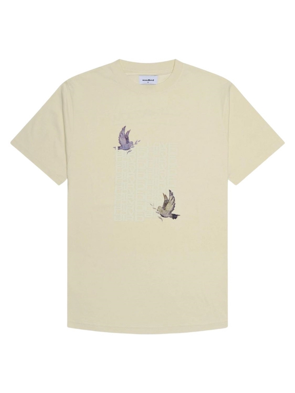 Woodbird Rics Fly t-shirt - Off White